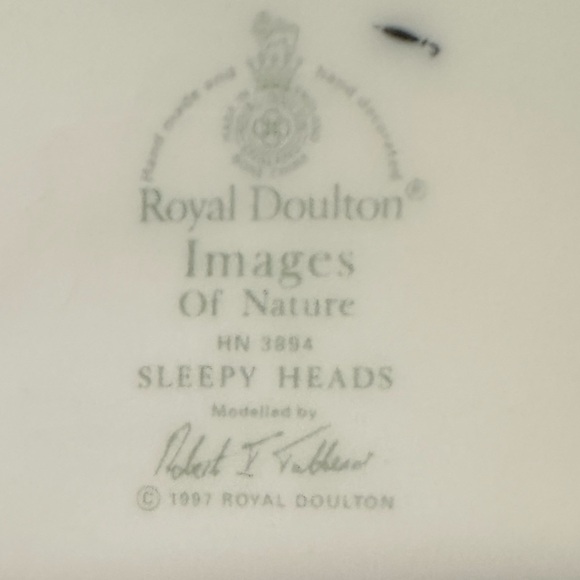 Vintage Royal Doulton White Cat Duo Figurine - Picture 6 of 6